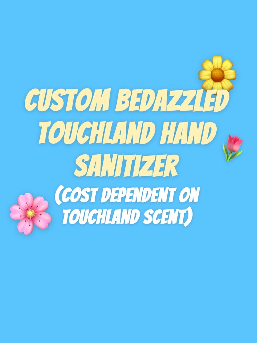 Custom Bedazzled Touchland Hand Sanitizer
